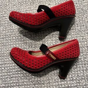 Jambu Women's Red Mary Jane’s